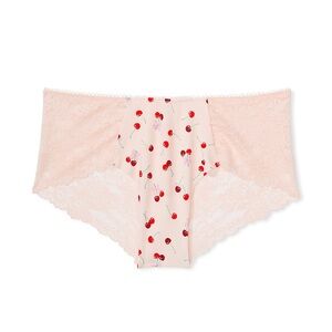 Victoria Secret Cherry Print Lace No Show Cheeky Panties